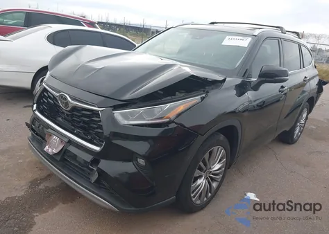 2021 Toyota Highlander Platinum from USA, damaged, VIN 5TDFZRAH2MS065458